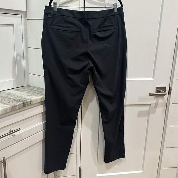(6320) LULULEMON Commission Pant Slim 30"L *Warpstreme Sz 36W in NAVY *SOME WEAR - Picture 8 of 10